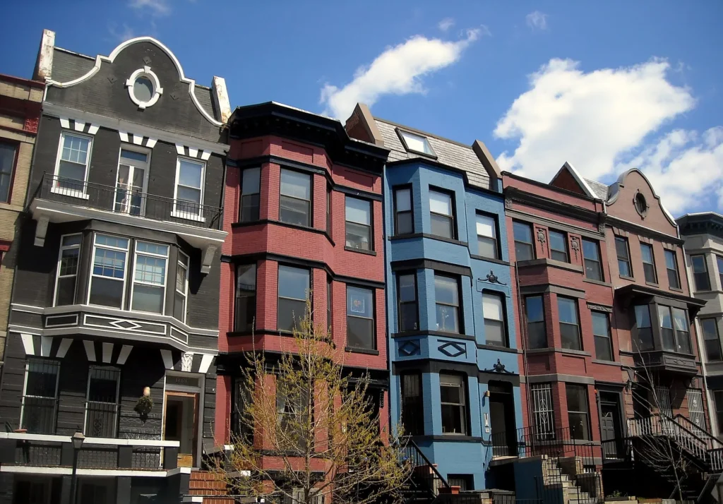 Adams Morgan neighborhood in Washington DC with colorful murals, restaurants, and nightlife, one of the top Things to Do in Washington DC.