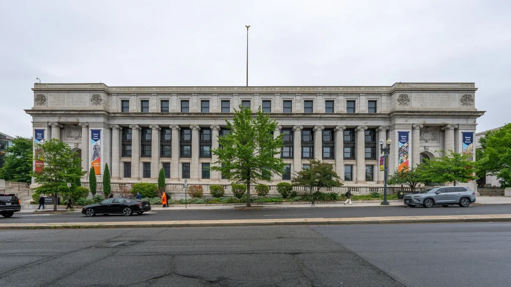 National Postal Museum showcasing historic mail exhibits in Washington DC, one of the top Things to Do in Washington DC