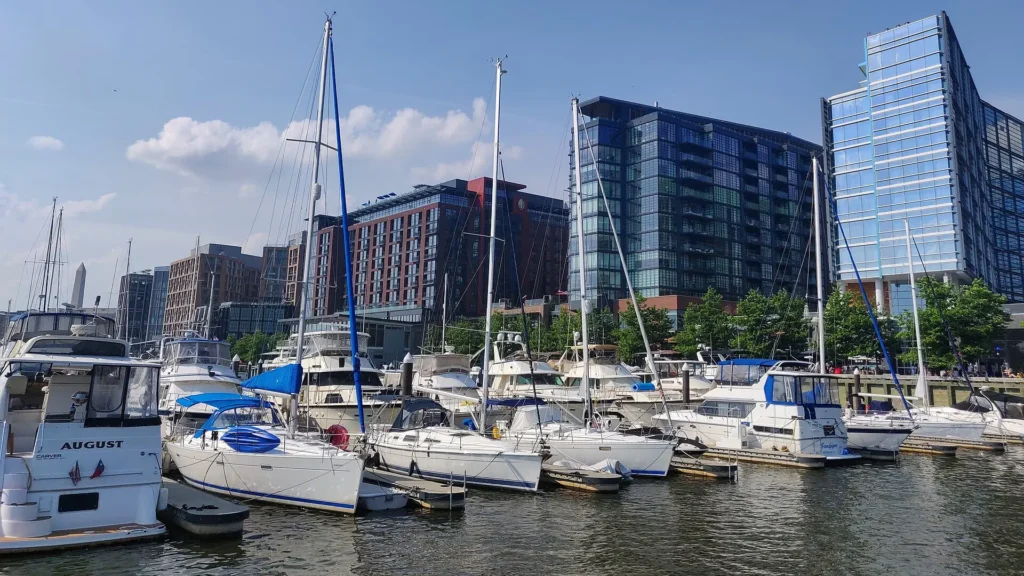 The Wharf, one of the top Things to Do in Washington DC, with waterfront dining, shops, marina, and scenic Potomac views.