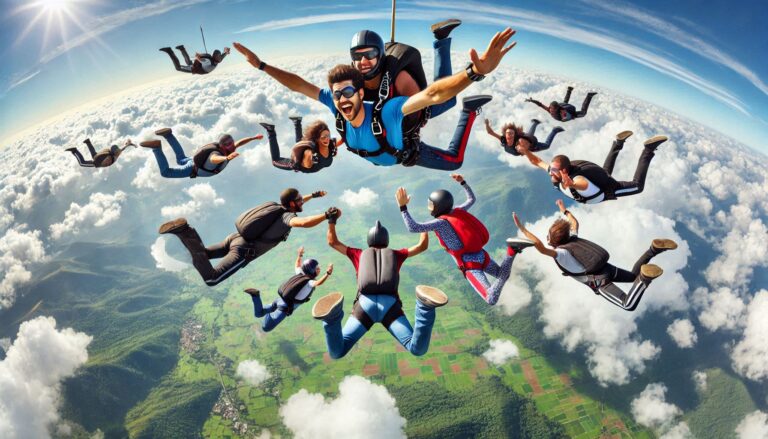 Skydiving in India