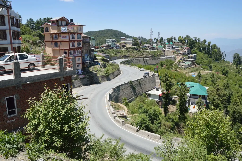 Kufri covered in snow with mountain views, one of the best Places to Visit in Shimla for adventure and scenic beauty.