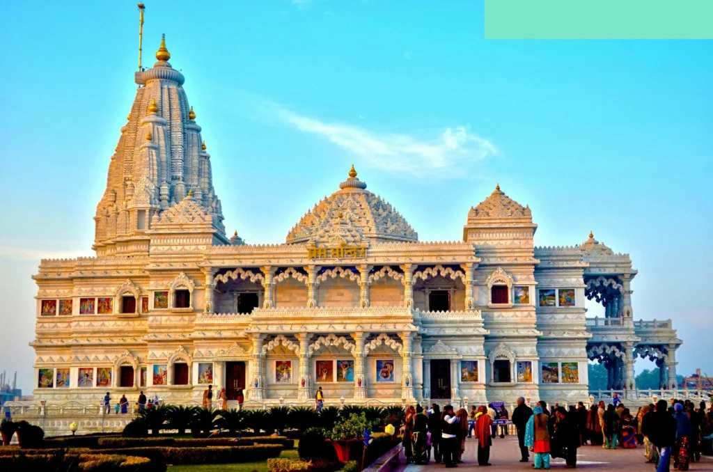 Road Trips from Delhi to Vrindavan and Mathura with iconic temples, vibrant streets, and spiritual heritage