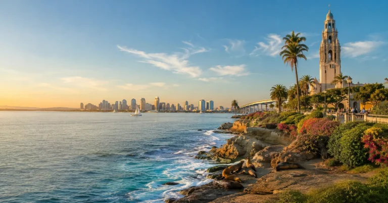 Things to Do in San Diego: Explore Balboa Park, La Jolla Cove, Coronado Beach, the Gaslamp Quarter, and top attractions.
