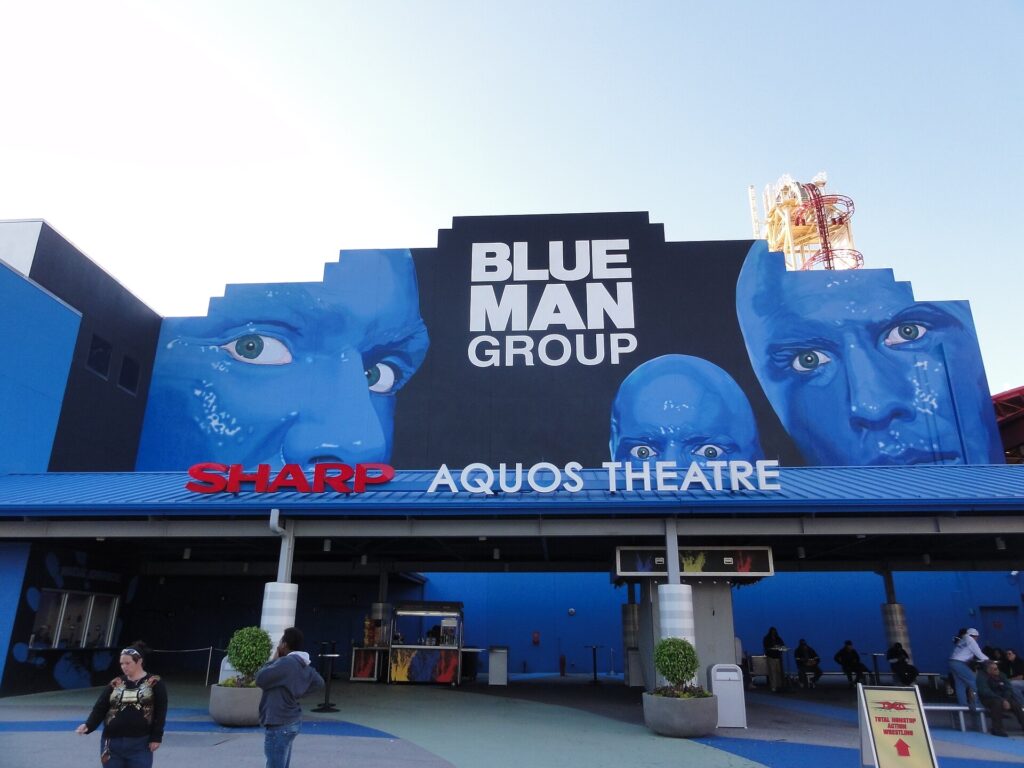 Blue Man Group performers entertaining audiences in Orlando, one of the top Things to Do in Orlando in 2026.