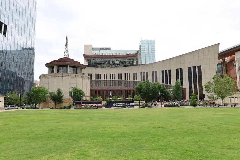 Country Music Hall of Fame and Museum, one of the top Things to Do in Nashville, featuring music exhibits and historic artifacts.
