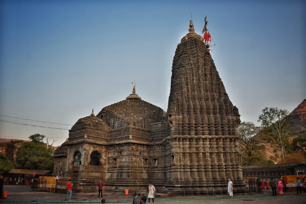 Famous Lord Shiva Temples in India: Trimbakeshwar Temple in Nashik, a sacred Jyotirlinga with stunning architecture.