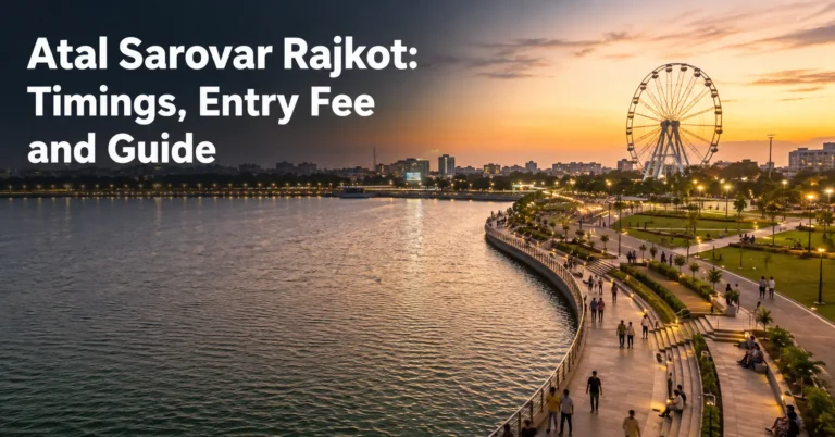 Atal Sarovar Rajkot: Timings, Entry Fee and Guide with lakeside promenade, green spaces, and Ferris wheel.
