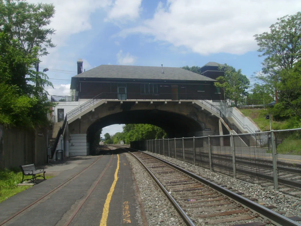 Kingsland Historic Depot, a top stop for things to do in Kingsland, showcasing local railroad history and historic architecture.