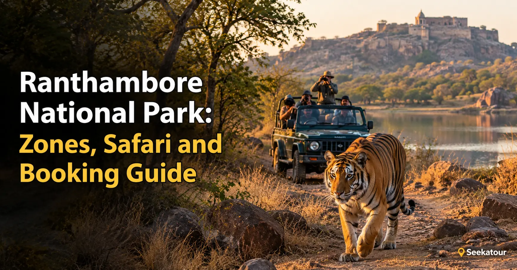 Ranthambore National Park safari jeep exploring wildlife zones in Rajasthan