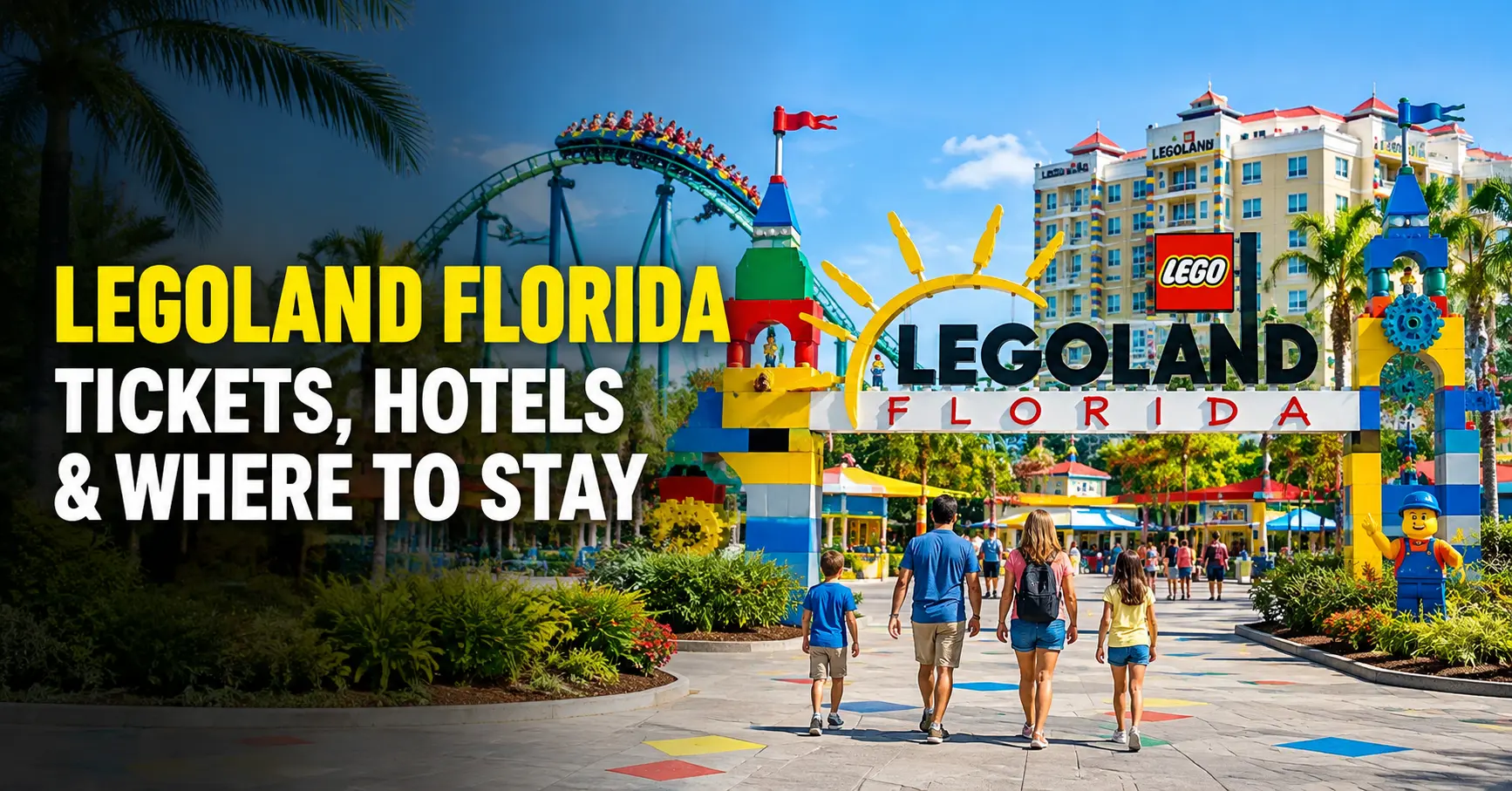 LEGOLAND Florida Resort attractions and nearby hotels for visitors planning tickets and accommodation.